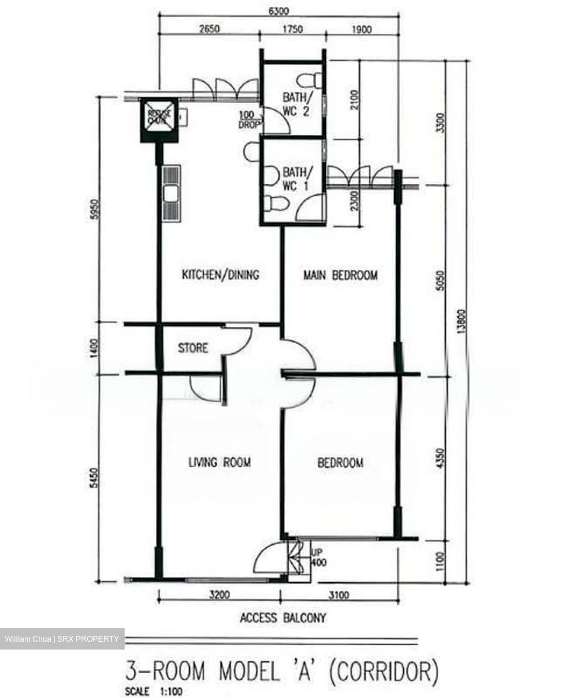 Blk 132 Cashew Road (Bukit Panjang), HDB 3 Rooms #627002991